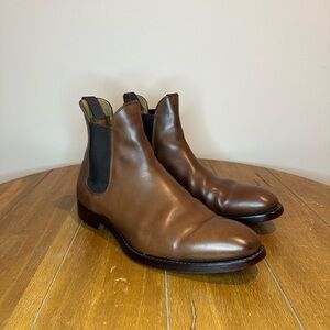 Sid Mashburn Chelsea Boots - Espresso Calfskin - Men’s 10.5 D Made in England